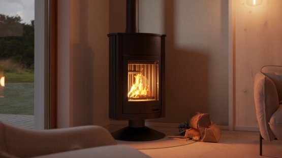 HS FLAMINGO Krbová kamna MASTERFLAMME ® Grande II, černá