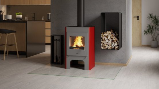 HS FLAMINGO Krbová kamna FLAMINGO ® ESPO III červená