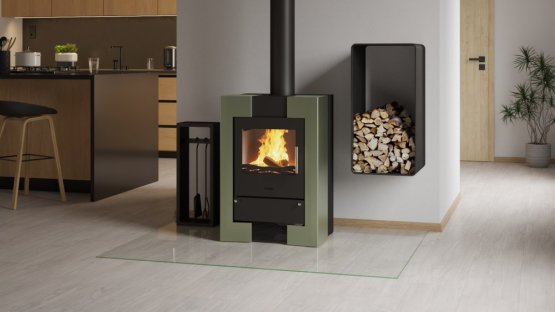 HS FLAMINGO Krbová kamna FLAMINGO ® ESPO II olivová