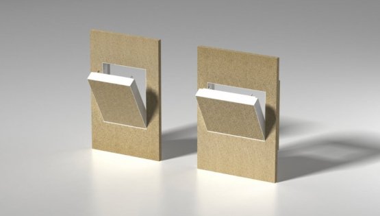 SILADOOR - Revizní dvířka pro krby  44 x 44 cm