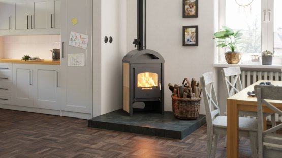 HS FLAMINGO Krbová kamna FLAMINGO ® MELAND dlažba Javor