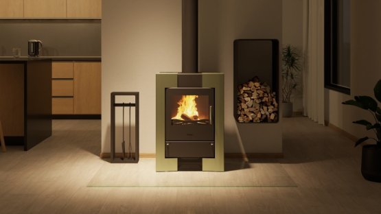 HS FLAMINGO Krbová kamna FLAMINGO ® ESPO II olivová