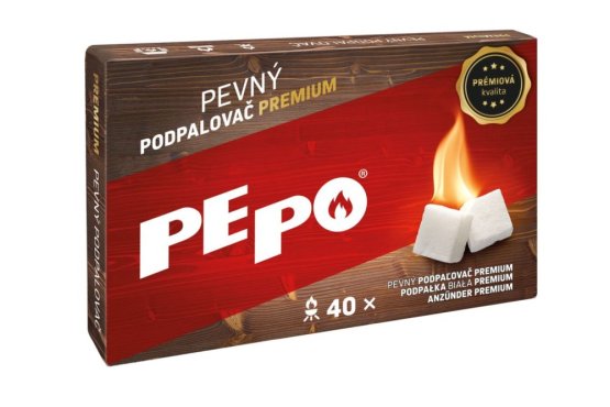 PEPO Pevný podpalovač - krabička