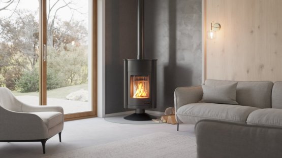 HS FLAMINGO Krbová kamna MASTERFLAMME ® Grande II, černá