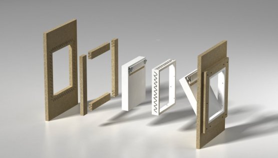 SILADOOR - Revizní dvířka pro krby  40 x 30 cm – instalace na šířku