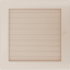 Krbová mřížka 22x22 BASIC krémová s žaluzií