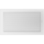 Krbová mřížka 22x37 BASIC bílá s žaluzií