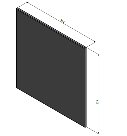 NDV-000071 - FL09K01 - Dlaždice žlutá 33x33