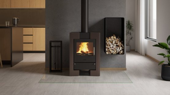 HS FLAMINGO Krbová kamna FLAMINGO ® ESPO II hnědá - sametová