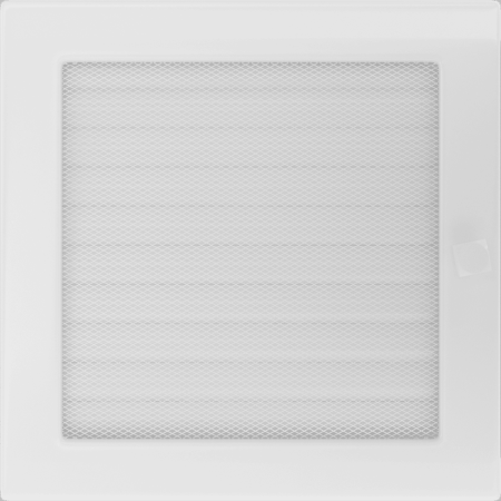 Krbová mřížka 22x22 BASIC bílá s žaluzií