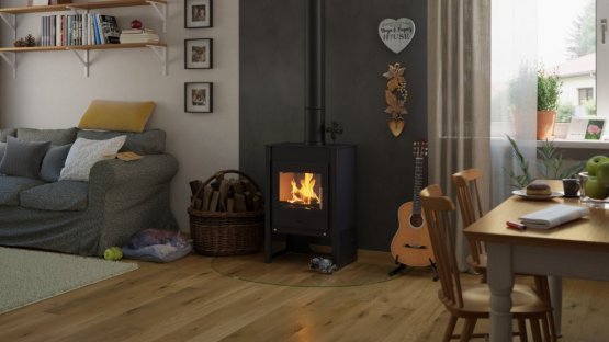 HS FLAMINGO Krbová kamna FLAMINGO ® KUALA černá