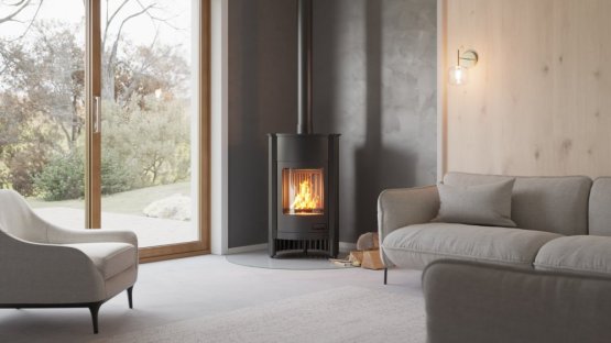 HS FLAMINGO Krbová kamna MASTERFLAMME ® Grande I, černá