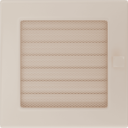 Krbová mřížka 17x17 BASIC krémová s žaluzií