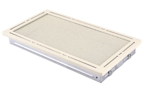 Krbová mřížka 16x32 cm, TREND krémový brokát