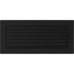 Krbová mřížka 17x37 BASIC černá s žaluzií