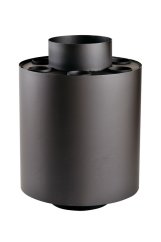 Kouřovod - Teplovzdušný výměník 130 mm velký, 1,5 mm