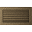 Krbová mřížka 17x30 BASIC staré zlato s žaluzií