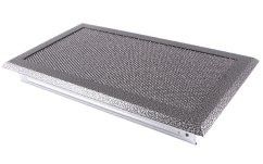 Krbová mřížka 16x32 cm, staré stříbro