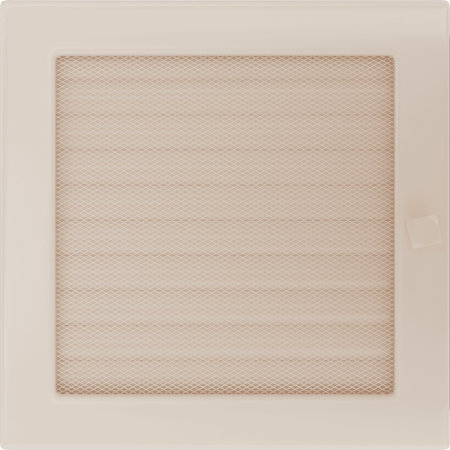 Krbová mřížka 22x22 BASIC krémová s žaluzií