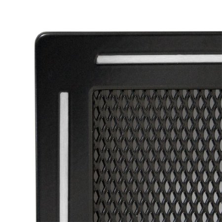 Krbová mřížka 16x16 cm, TREND černý mat