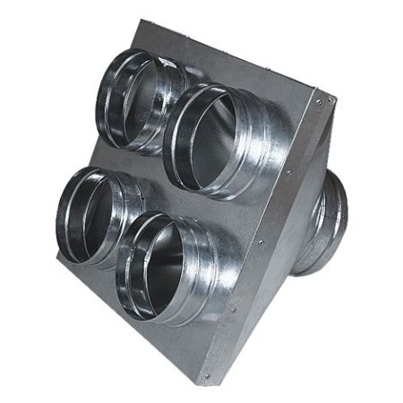 Rozbočovací skříňka 150/4x125 mm (raketa), pozink