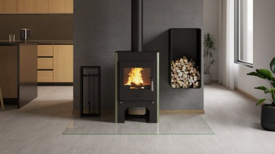 HS FLAMINGO Krbová kamna FLAMINGO ® ESPO III olivová