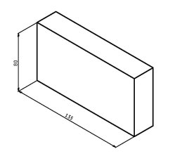 NDV-000051 - FL09K01 - Šamotová cihla 155x80x30