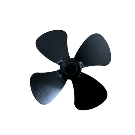 Náhradní vrtule čtyřlopatková MINI černá - ventilátor na kamna
