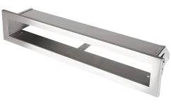 Krbová mřížka OTEVŘENÁ 40x6 cm, nerez