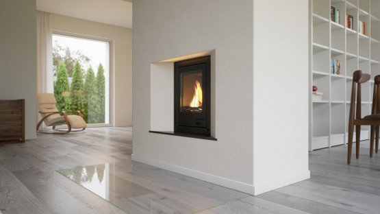 HS FLAMINGO Krbová vložka AQUAFLAM ® 7 s výměníkem a automatickou regulací hoření