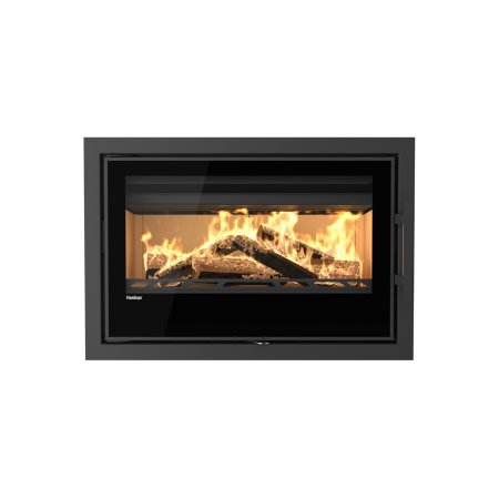 Krycí rámeček krbové vložky FLAMINGO ® X15, 46 mm, černý