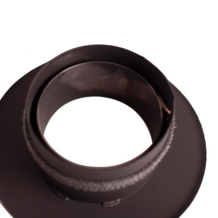 Kouřovod - Redukce do keramického komína s růžicí 200 mm/180 mm/1,5 mm komín/kamna