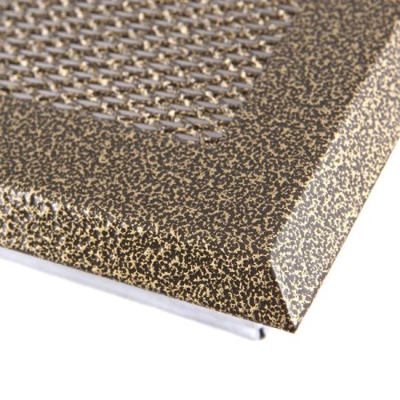 Krbová mřížka 16x32 cm, staré zlato