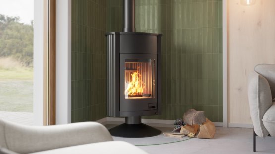 HS FLAMINGO Krbová kamna MASTERFLAMME ® Grande II, černá