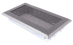 Krbová mřížka 10x20 cm, staré stříbro