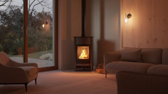 HS FLAMINGO Krbová kamna MASTERFLAMME ® Grande I, šedá