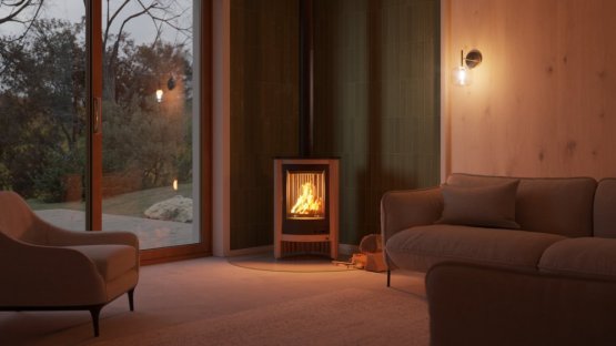 HS FLAMINGO Krbová kamna MASTERFLAMME ® Piccolo I, krémová