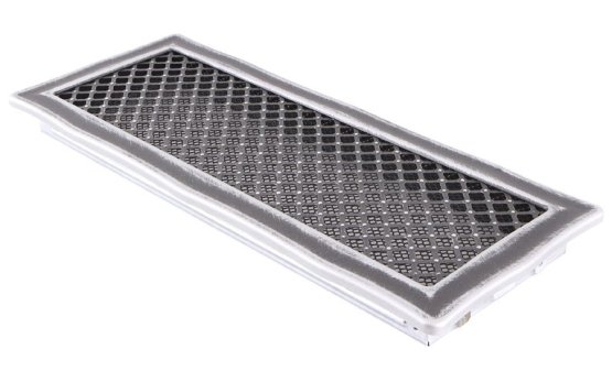 Krbová mřížka 16x45 cm, DECO stříbrná patina