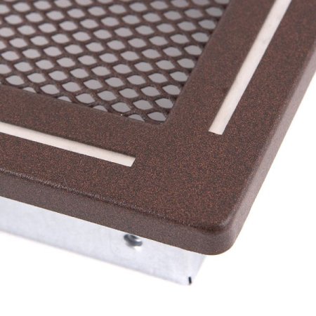 Krbová mřížka 16x45 cm, TREND hnědý brokát