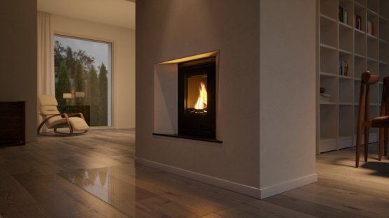 HS FLAMINGO Krbová vložka AQUAFLAM ® 7 s výměníkem a automatickou regulací hoření