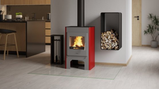 HS FLAMINGO Krbová kamna FLAMINGO ® ESPO III červená