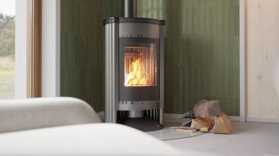 HS FLAMINGO Krbová kamna MASTERFLAMME ® Medie I, šedá