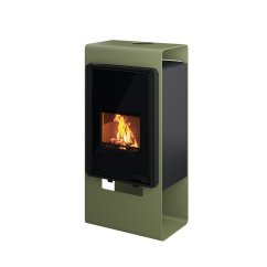 HS FLAMINGO Krbová kamna FLAMINGO DELUXE ® SINGA, olivová