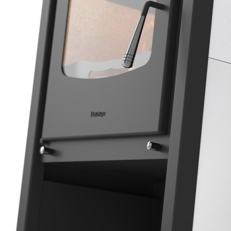 HS FLAMINGO Krbová kamna FLAMINGO ® VEGA dlažba Bílá