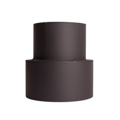 Kouřovod - Přechodka (redukce) kamna - komín 150 mm/160 mm/1,5 mm
