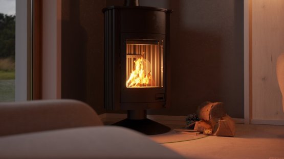 HS FLAMINGO Krbová kamna MASTERFLAMME ® Grande II, černá