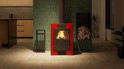 HS FLAMINGO Krbová kamna FLAMINGO ® ESPO II červená