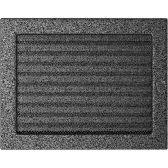 Krbová mřížka 22x30 BASIC staré stříbro s žaluzií