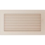 Krbová mřížka 17x30 BASIC krémová s žaluzií