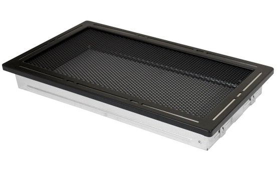 Krbová mřížka 16x32 cm, TREND černý mat